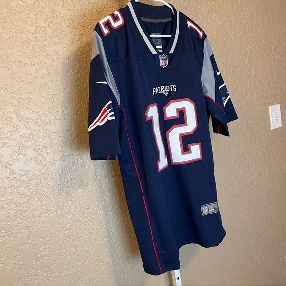 Nike New England Patriots Tom Brady #12 NFL On Field Jersey Men's Size M - Picture 8 of 15